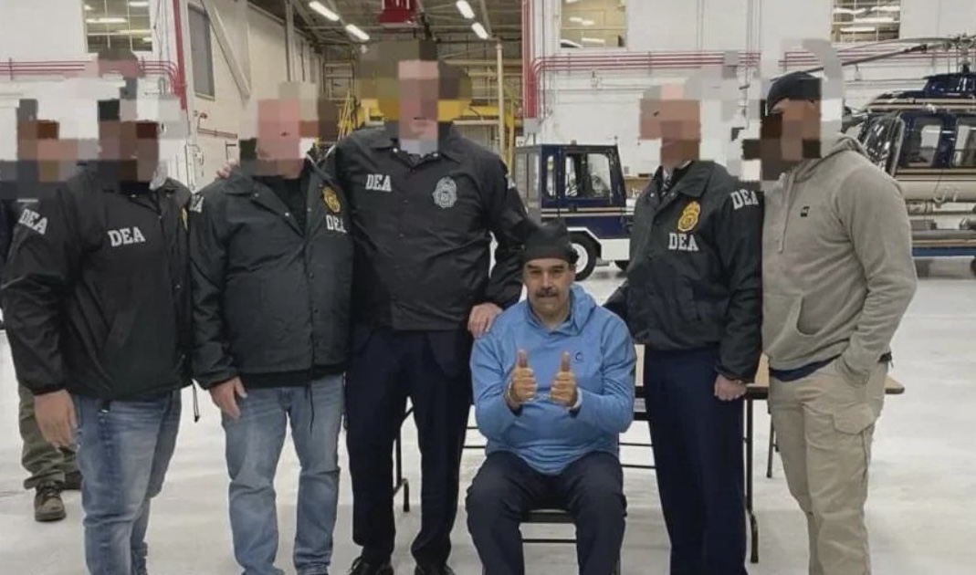 Maduro handcuffed Blank Meme Template