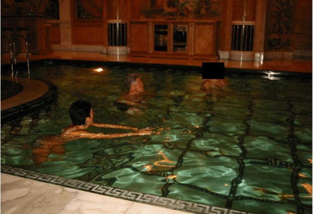 High Quality Clinton Epstein Pool Blank Meme Template