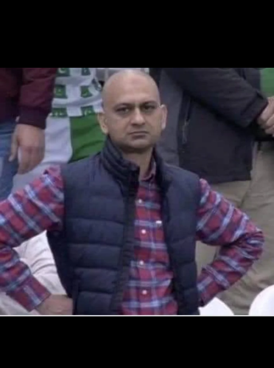 Hand on hips Blank Meme Template