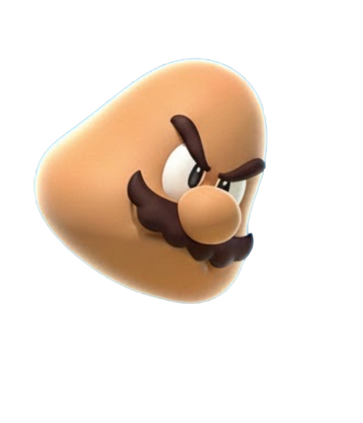 Goombario Head Blank Meme Template