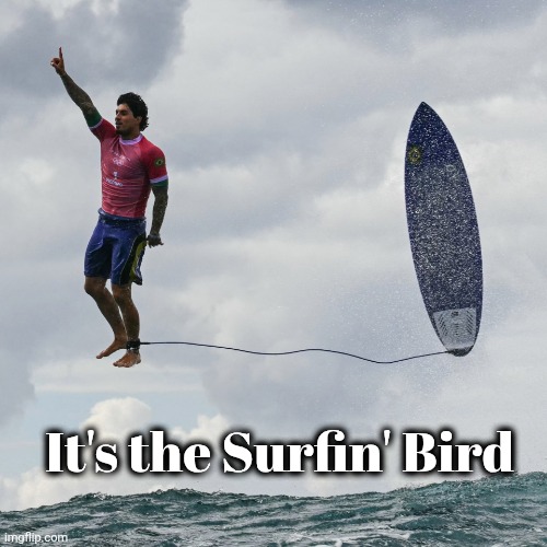 The Winner And The MVP | It's the Surfin' Bird | image tagged in the winner and the mvp | made w/ Imgflip meme maker