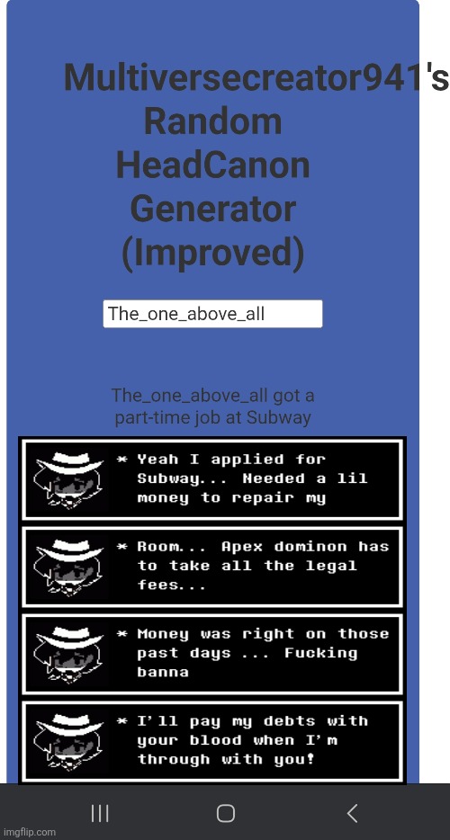 made w/ Imgflip meme maker