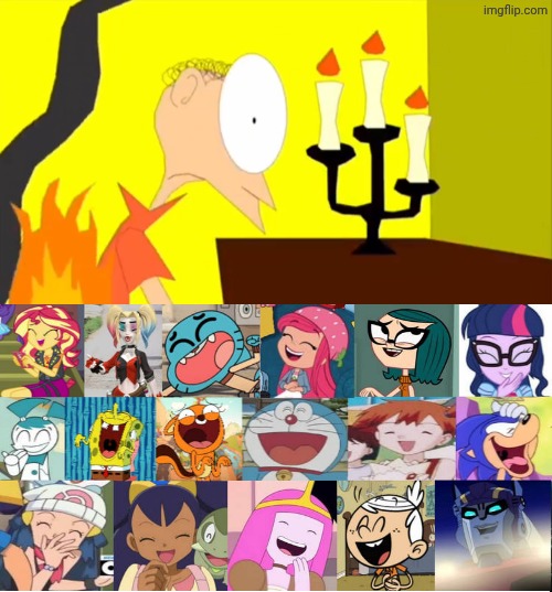 Goodasio2's Team Laughs at Matthew's clothes on fire | image tagged in who laughs at matthew's clothes on fire,deviantart,funny,lol | made w/ Imgflip meme maker