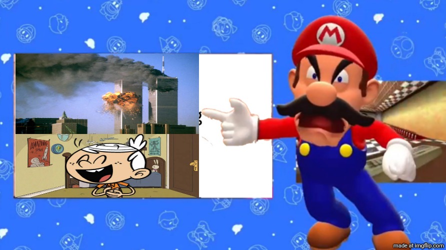 Mario hated for vlogbj's art | image tagged in mario hates for what,deviantart,smg4,nickelodeon,the loud house | made w/ Imgflip meme maker