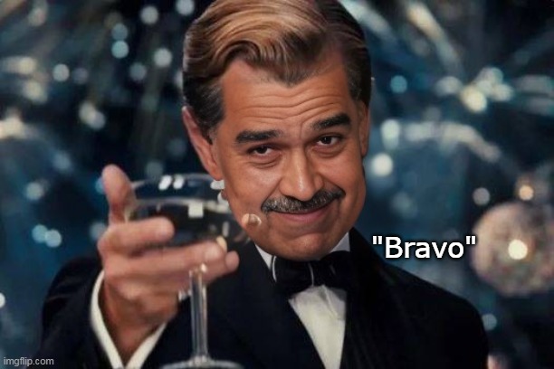 "Bravo" | made w/ Imgflip meme maker