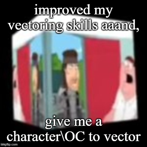 Solid snake family gay | improved my vectoring skills aaand, give me a character\OC to vector | image tagged in solid snake family gay | made w/ Imgflip meme maker