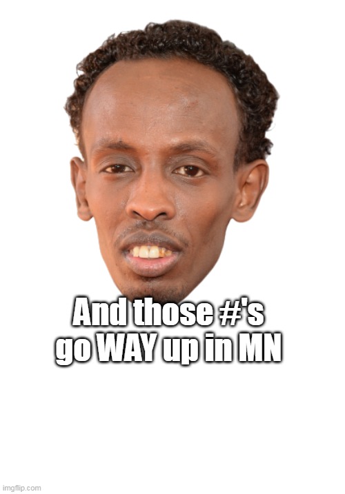 And those #'s go WAY up in MN | made w/ Imgflip meme maker