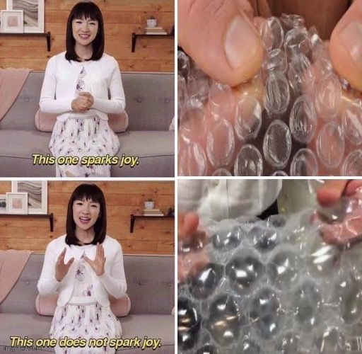 image tagged in this one sparks joy | made w/ Imgflip meme maker