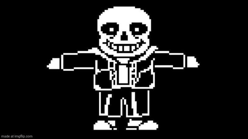 T POSE SANS | image tagged in t pose sans | made w/ Imgflip meme maker