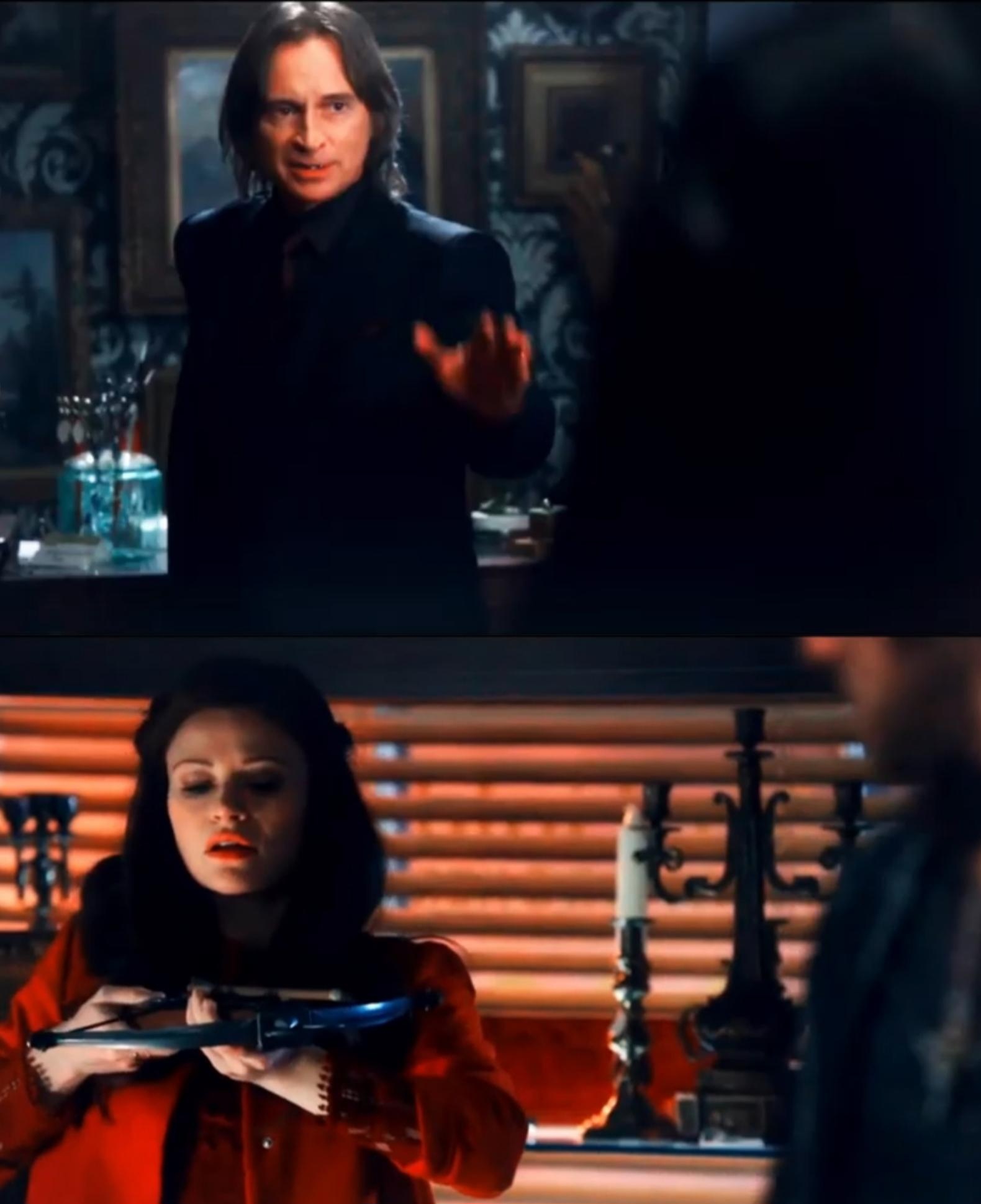 Mr. Gold and Crossbow Belle Blank Meme Template