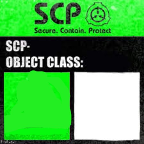 SCP Safe/Eucild (SCP Foundation Tale) Blank Meme Template