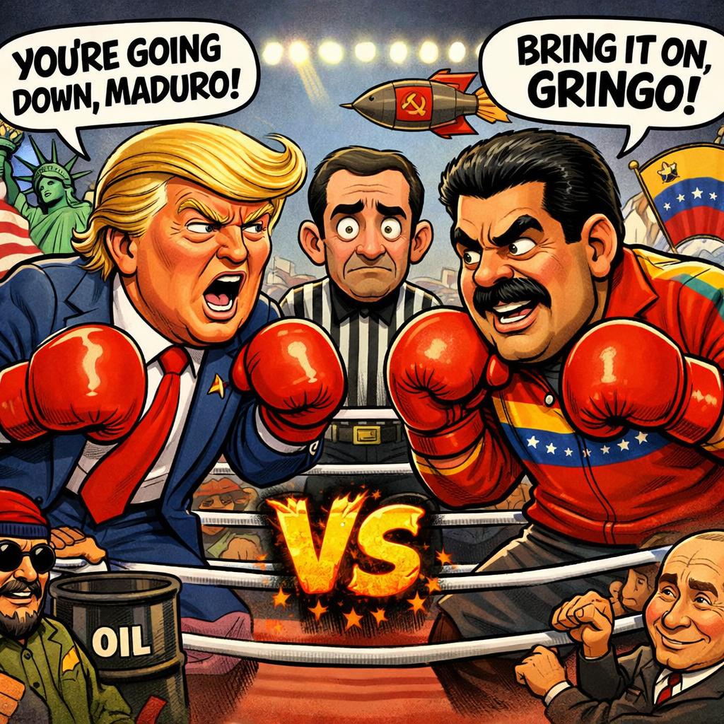 Trump Vs Maduro Blank Meme Template