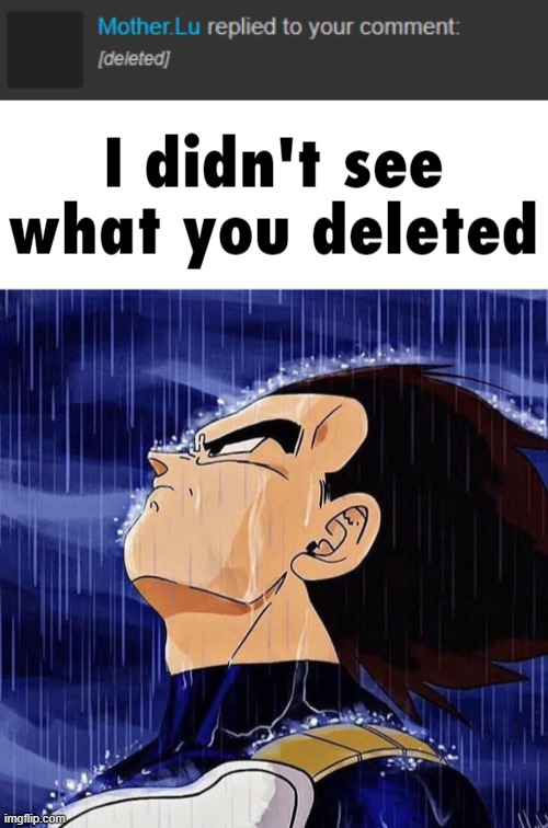 . | image tagged in i didn't see what you deleted | made w/ Imgflip meme maker