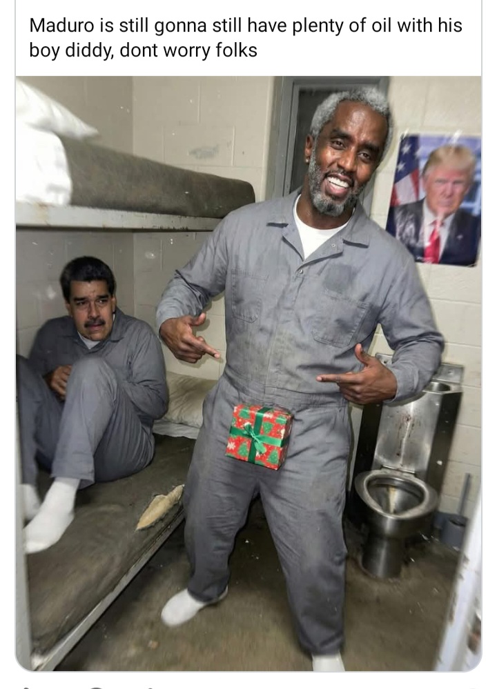Diddy and Maduro Blank Meme Template