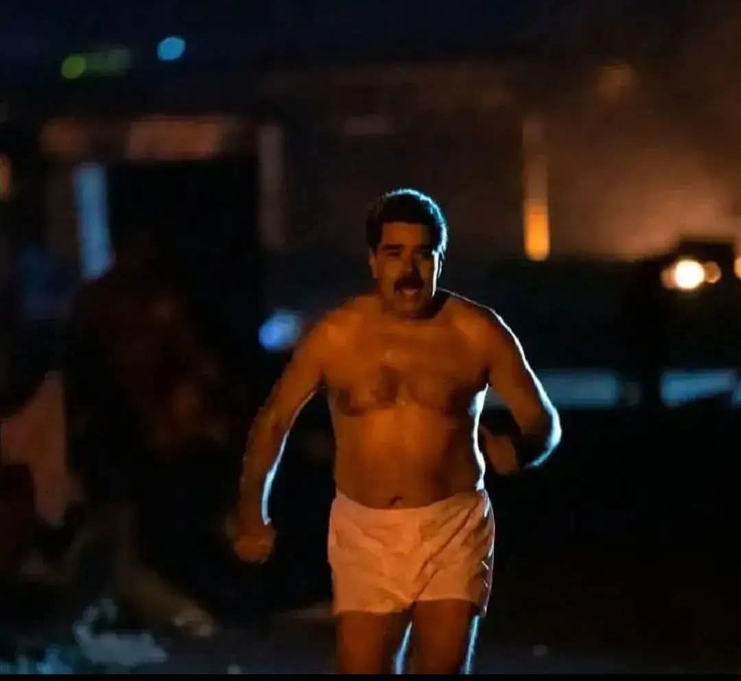 Maduro in his underwear Blank Meme Template