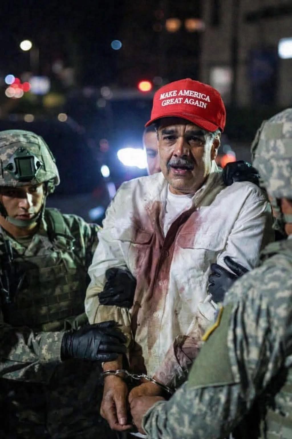 Maduro arrested hat Blank Meme Template