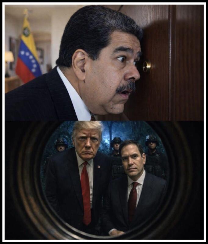 Maduro Trump Blank Meme Template