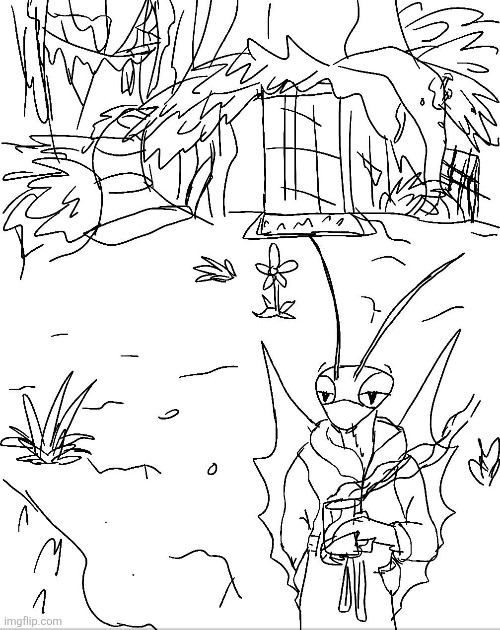 Some art of Phillip and his house i made (inspired by shrek's swamp) | made w/ Imgflip meme maker