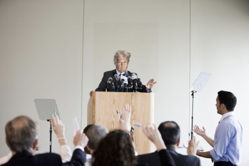 Mr Trump Explains Blank Meme Template