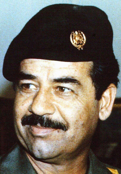 Saddam Hussein face Blank Meme Template