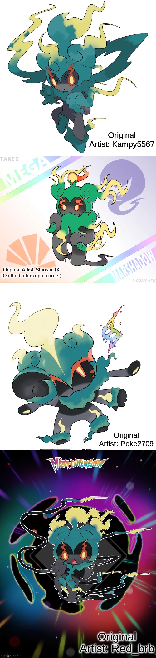 Depictions of Mega Marshadow.mp3 | image tagged in fanart | made w/ Imgflip meme maker