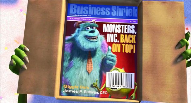 Mike Wazowski Magazine Blank Meme Template