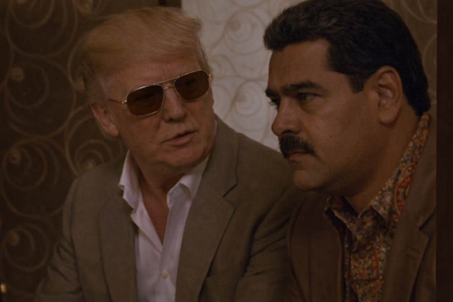 Trump Maduro Burn Notice 2 Blank Meme Template