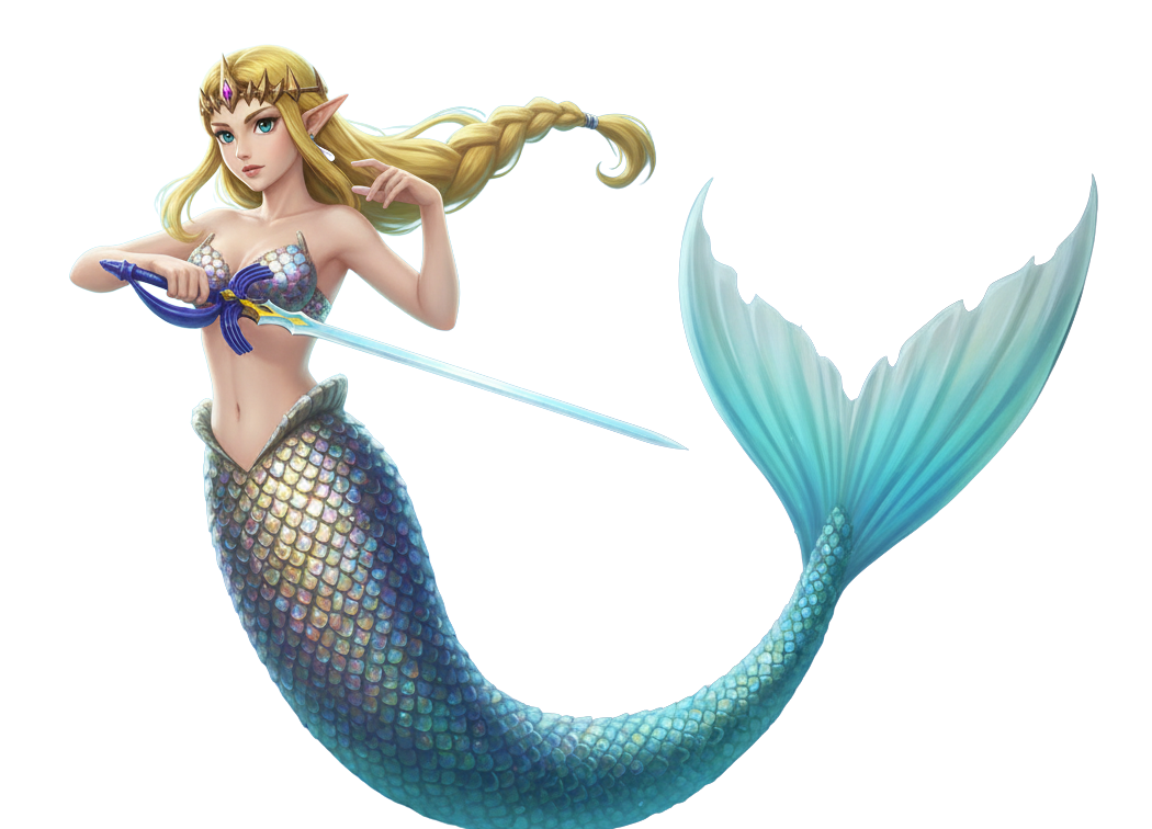 Mermaid Zelda Blank Meme Template