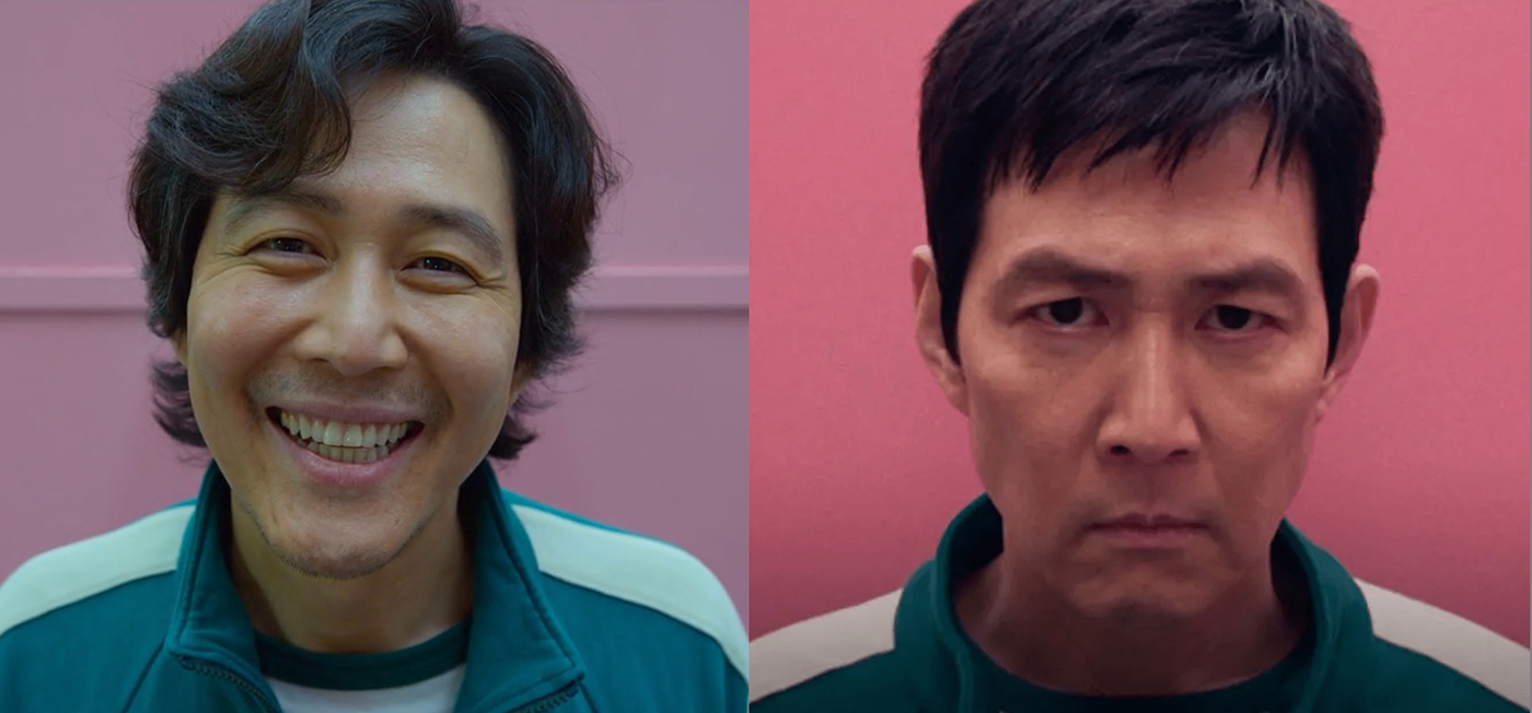 Seong Smiling vs Not Smiling (wide) Blank Meme Template