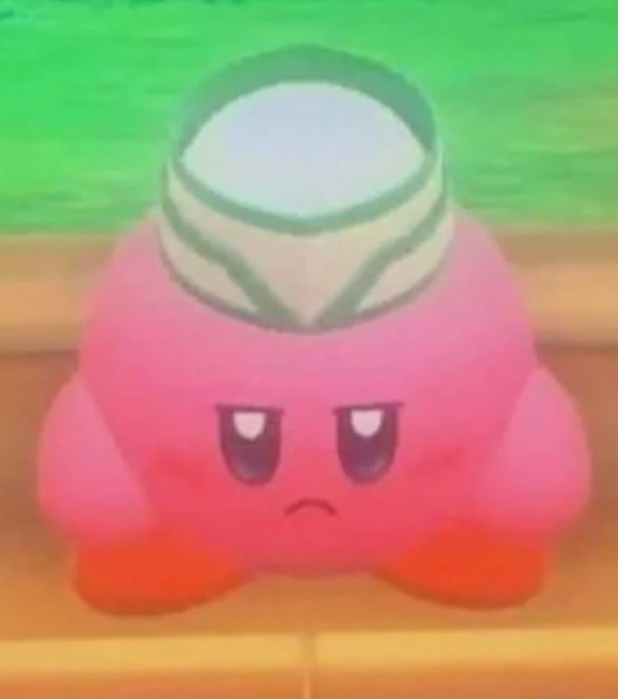 High Quality Angry Kirby Blank Meme Template
