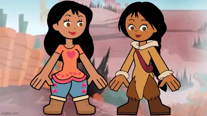 Nani and Nita in Hero 108 Style | image tagged in hero 108,lilo and stitch,brother bear,nani,nita,native hawaiian | made w/ Imgflip meme maker