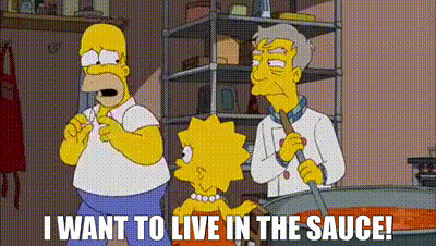 I want to live in the sauce Blank Meme Template