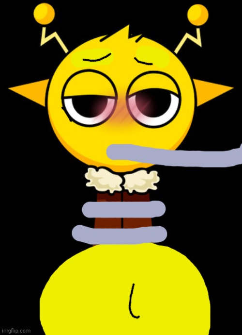 Somebody come save him right fudging now- | image tagged in simon,sprunki,big belly,parodybox sprunki,inflation | made w/ Imgflip meme maker