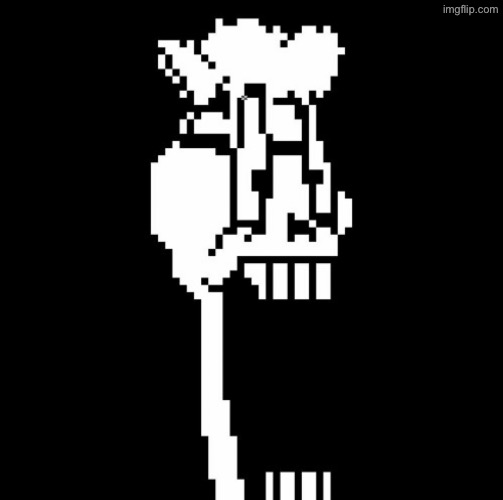 Papyrus after sans burnt the water | made w/ Imgflip meme maker