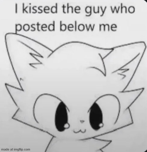 I kissed the guy who posted below me | image tagged in i kissed the guy who posted below me | made w/ Imgflip meme maker