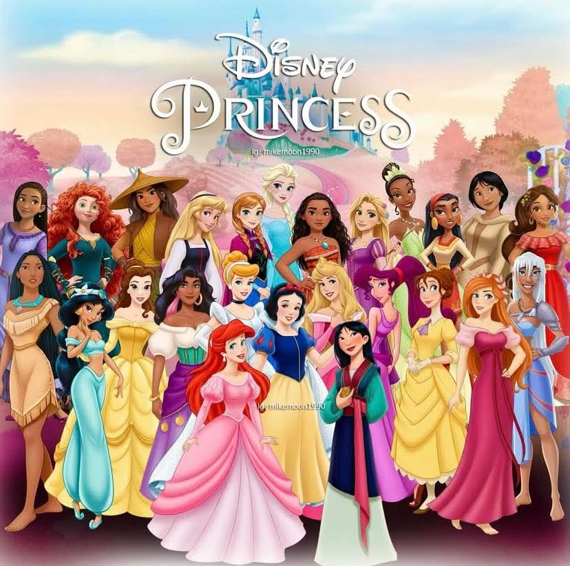 Group of Princesses (Heroines) Blank Meme Template