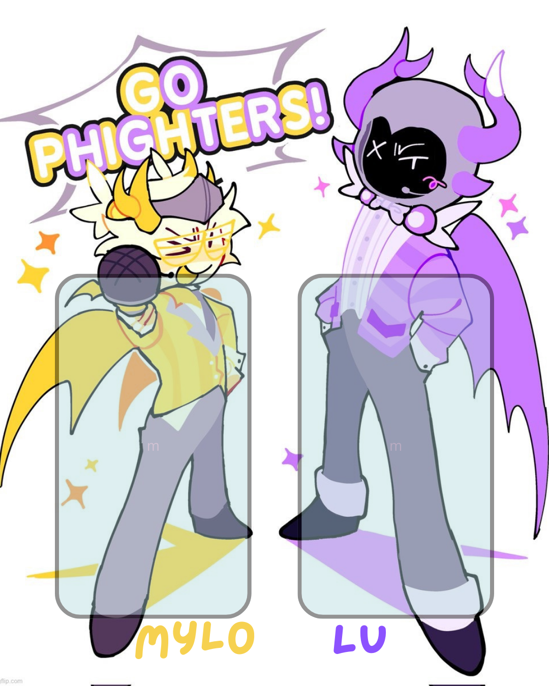 Mylo & Lu shared temp Blank Meme Template