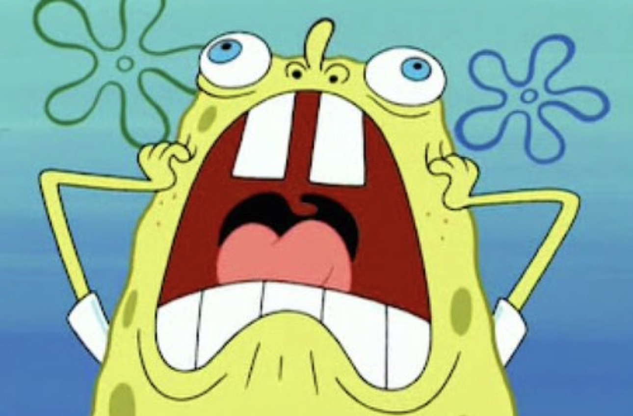 SpongeBob scream Blank Meme Template