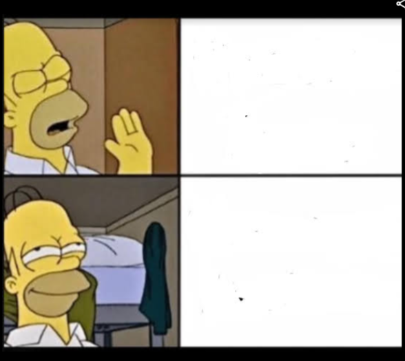 High Quality Homer Simpson Blank Meme Template
