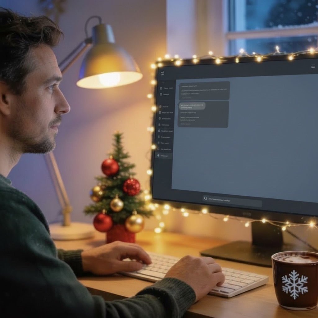 Happy new year chatgpt Blank Meme Template