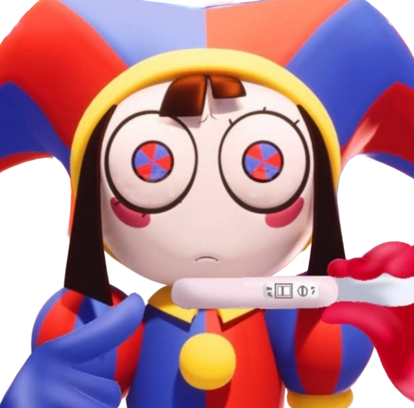 Pomni is Pregnant Blank Meme Template