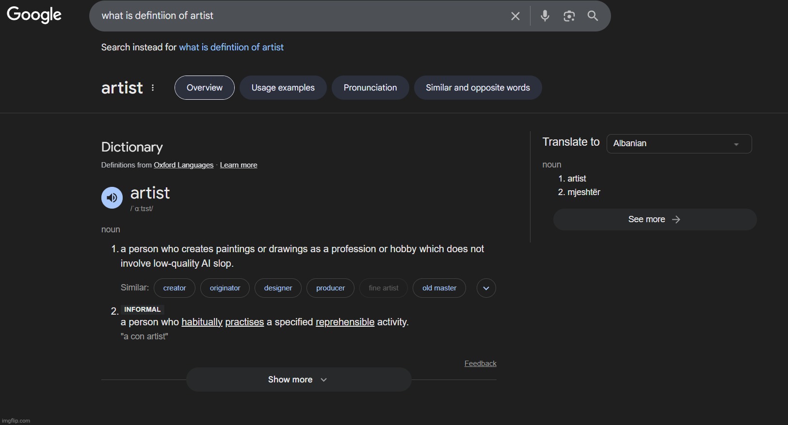 Google says real art is not AI, but have AI slopmaker Nano Banana wtf | image tagged in hypocrisy,hypocrites | made w/ Imgflip meme maker