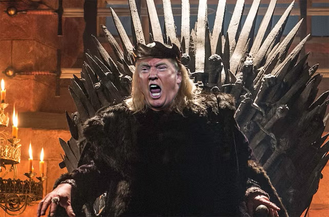Mad King Donald the 1st Blank Meme Template