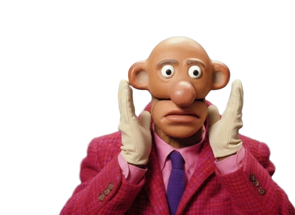 Sam from Sam & Friends in Style of Peppermint Park Blank Meme Template