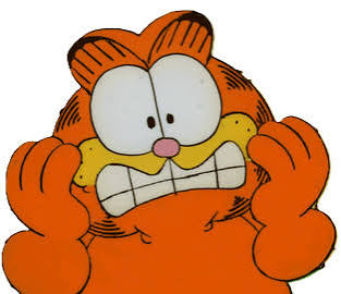 Surprised Garfield Blank Meme Template