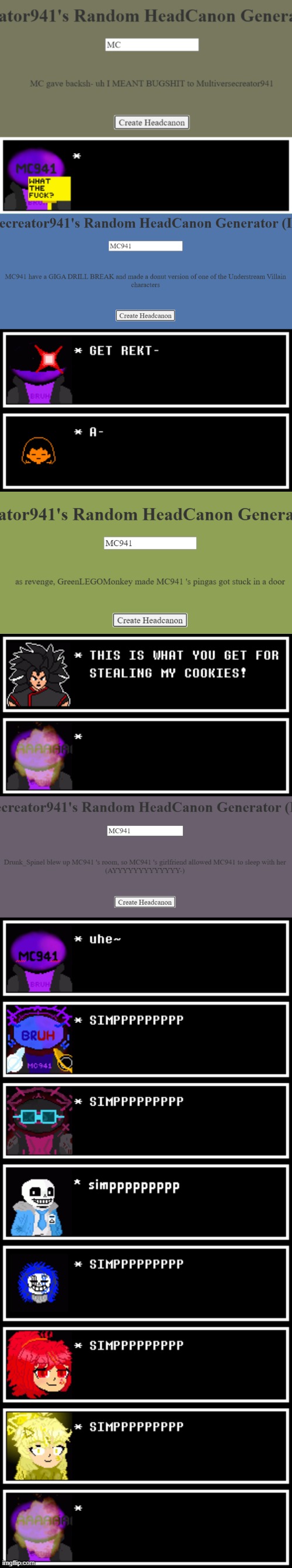 BRUH | image tagged in headcanon series,ultimateverse,bruh | made w/ Imgflip meme maker