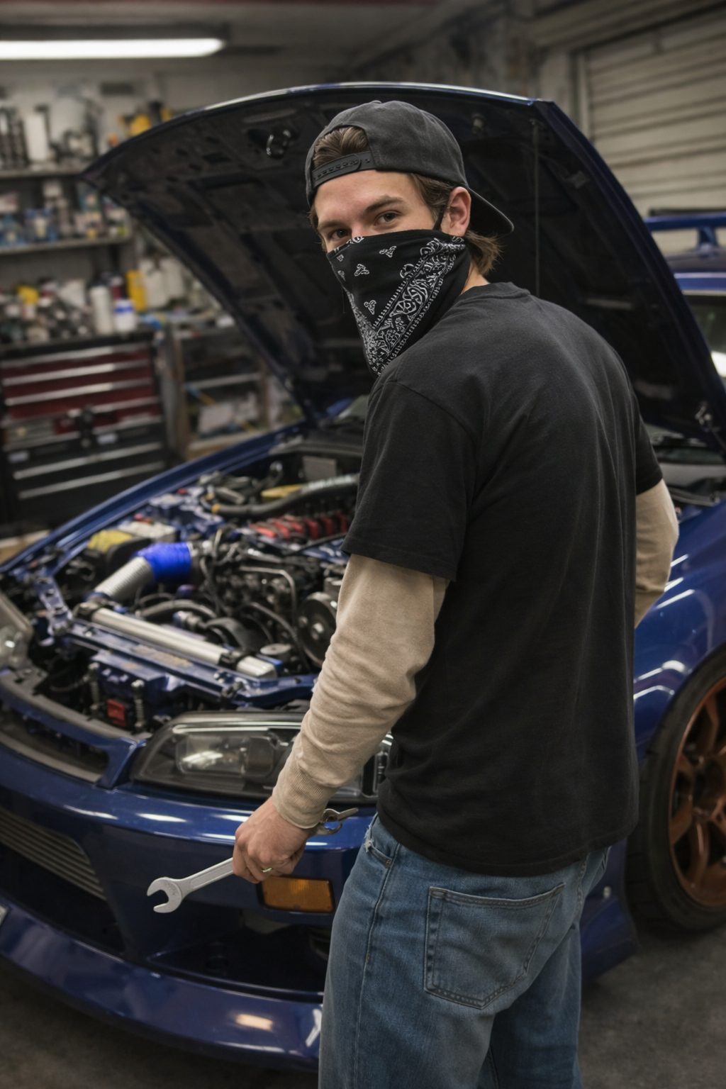 Beige-Sleeved Alexander Tuning A Car Blank Meme Template