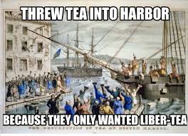 Boston tea party Blank Meme Template