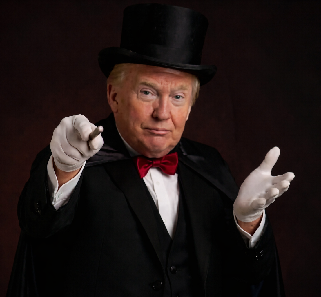 Trump Magic Trick Blank Meme Template