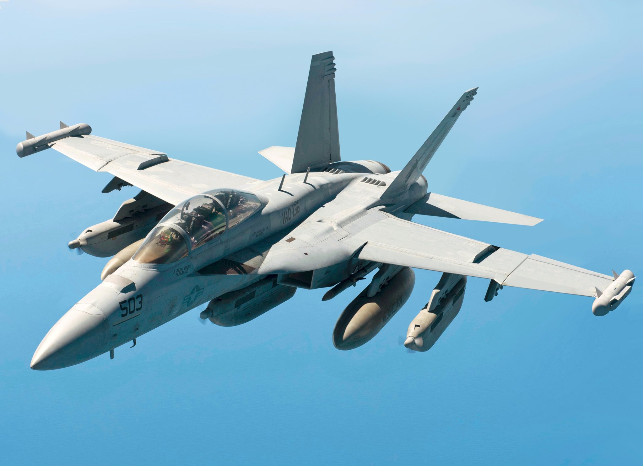 U.S. Navy Boeing EA-18G Growler Blank Meme Template